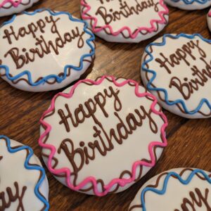 Birthday Singles - Pink Circle