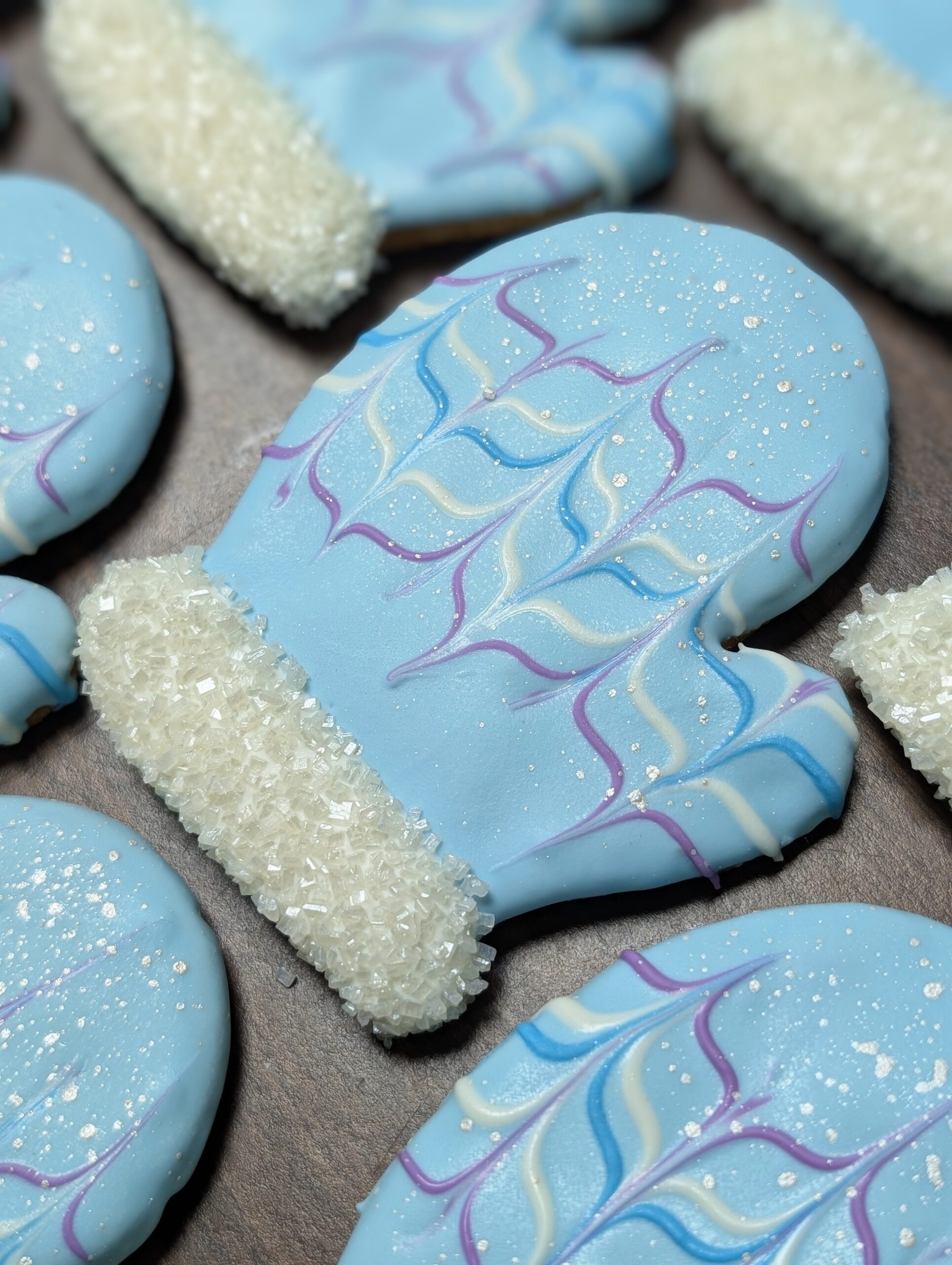 Blue Mittens