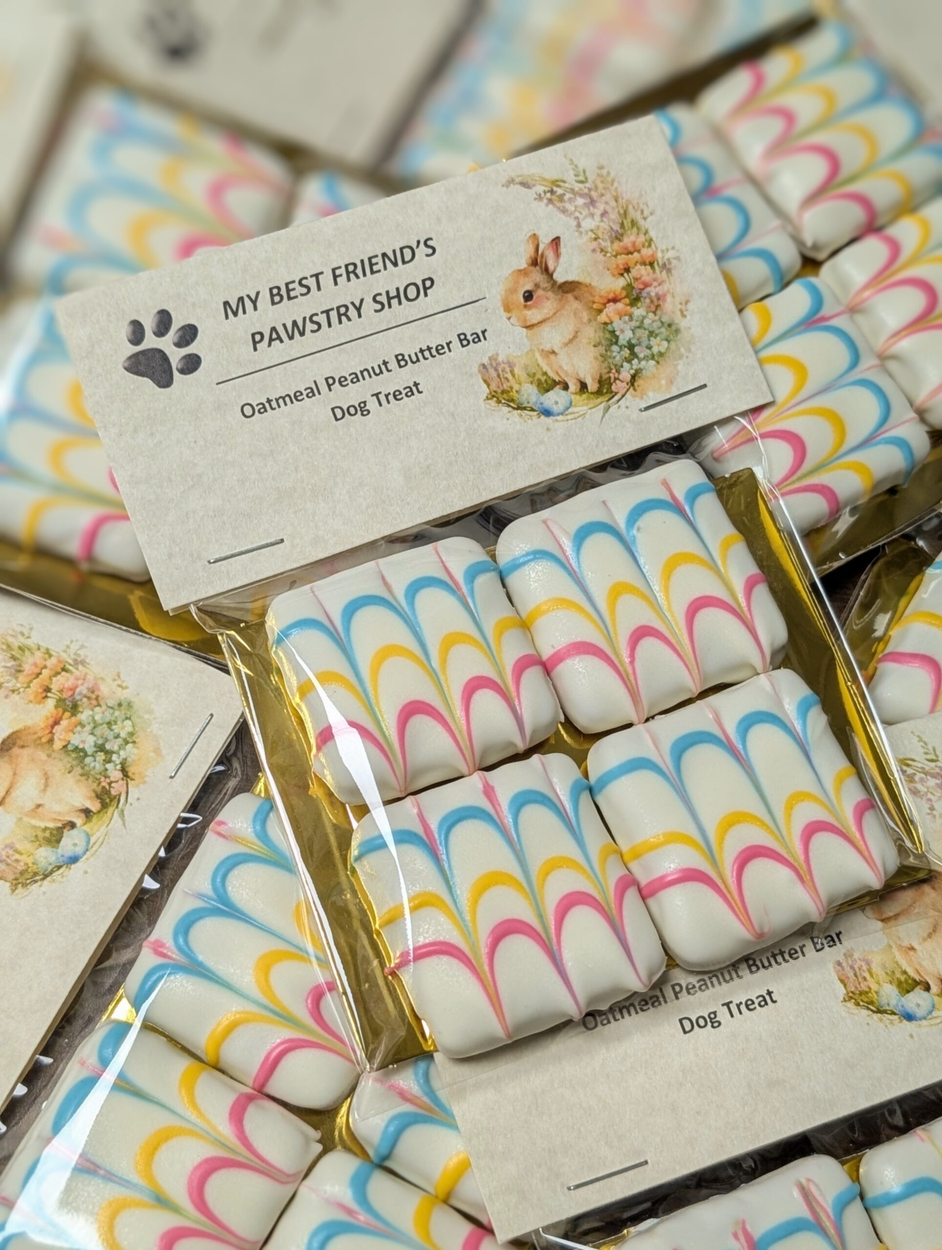 Easter Oatmeal Peanut Butter Bars